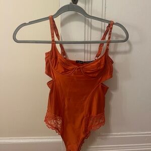 Urban Outfitters Orange Bodysuit